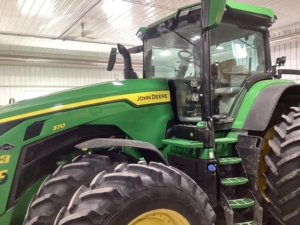 2024 John Deere 8R 370 tractor in the field