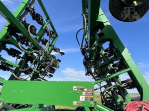 2014 John Deere 1895 Air Seeder in the field