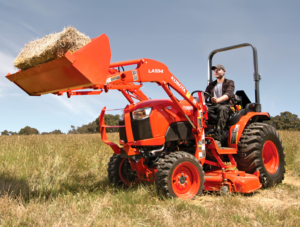 Kubota B3150 B50 Series ROPS & CAB Tractor with 31 hp diesel engine, available in ROPS or integrated factory cab configuration for optimal comfort and performance