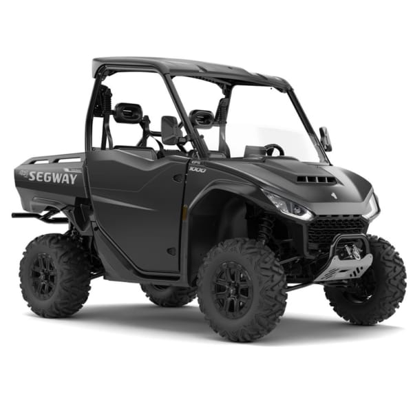 Segway Fugleman UT10X Deluxe Bold Black ATV on rocky terrain