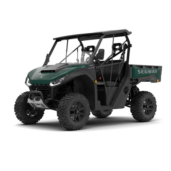 Segway Fugleman UT6 Premium Green Black UTV driving through rugged terrain