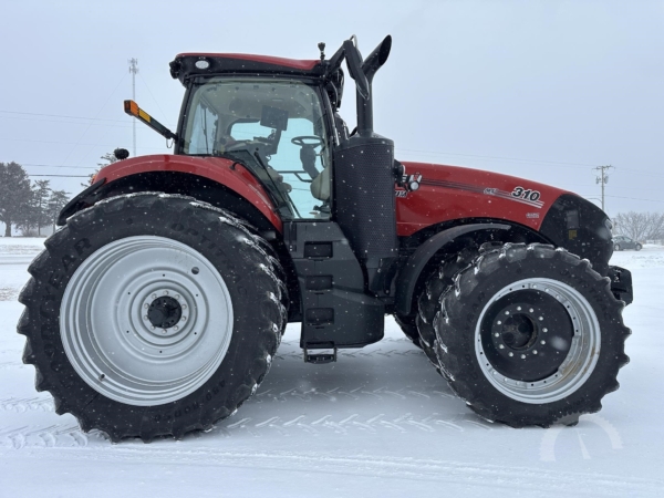 2024 Case IH Magnum 310 AFS Connect CVX tractor working in the field