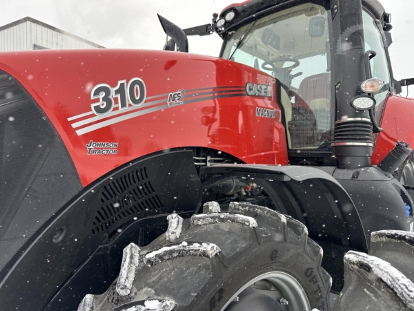 2024 Case IH Magnum 310 AFS Connect CVX tractor working in the field