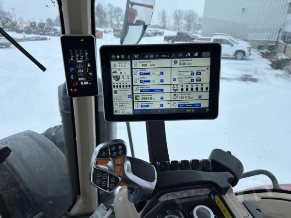 2024 Case IH Magnum 310 AFS Connect CVX tractor working in the field